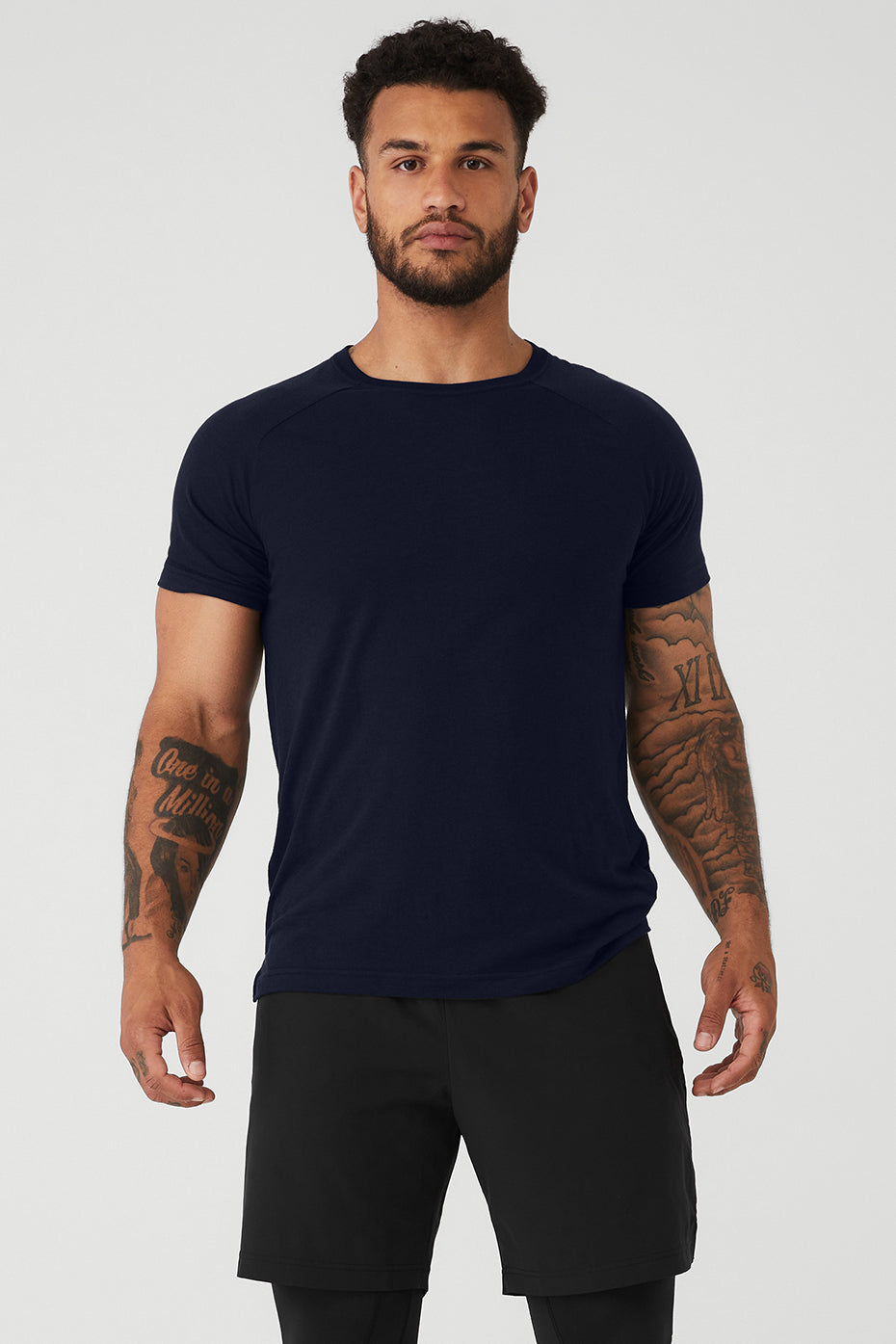 The Triumph Crew Neck Tee - Navy