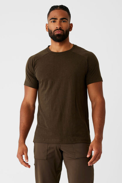 The Triumph Crew Neck Tee - Espresso