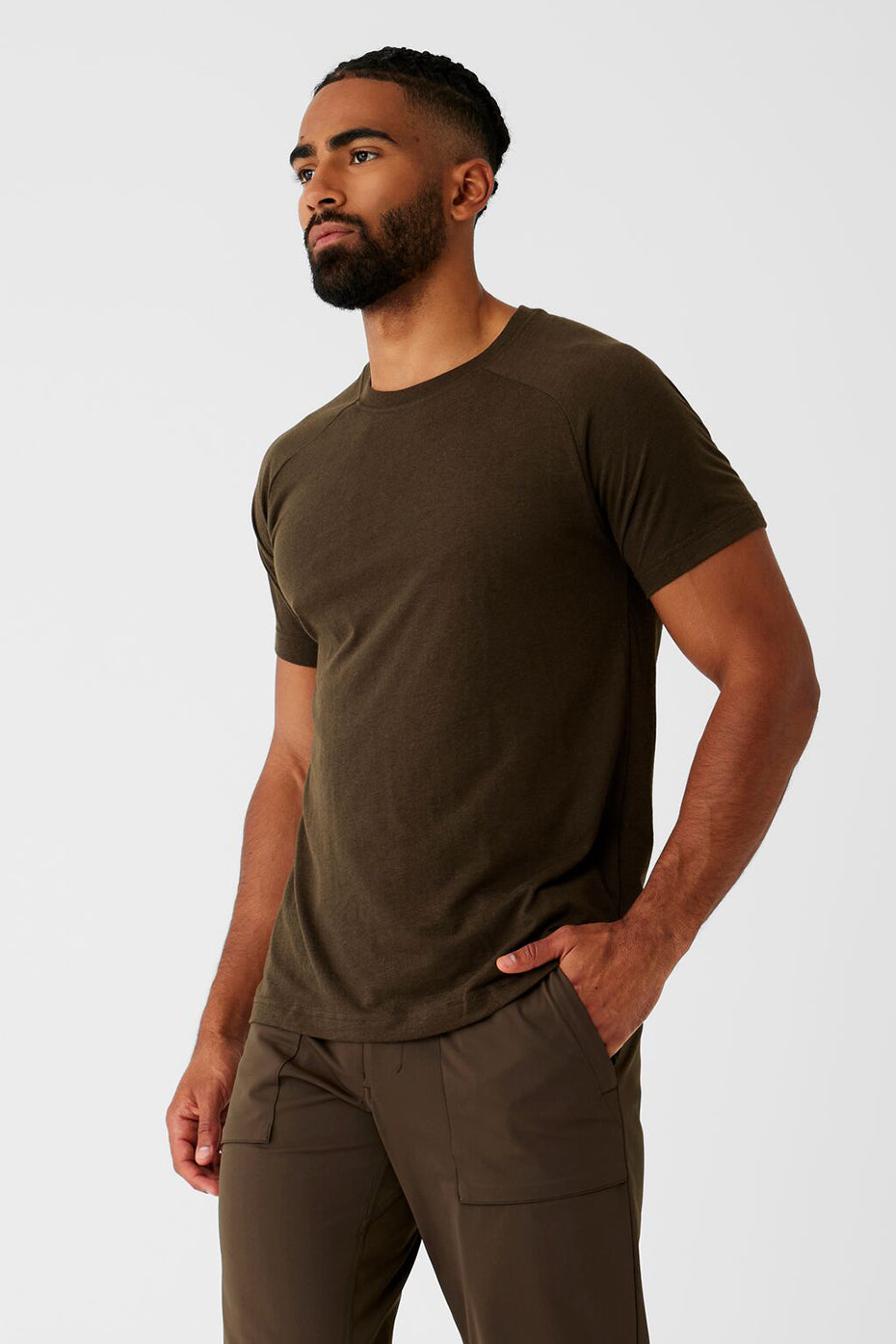 The Triumph Crew Neck Tee - Espresso