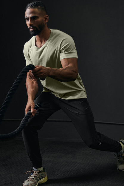 The Triumph Crew Neck Tee - Limestone