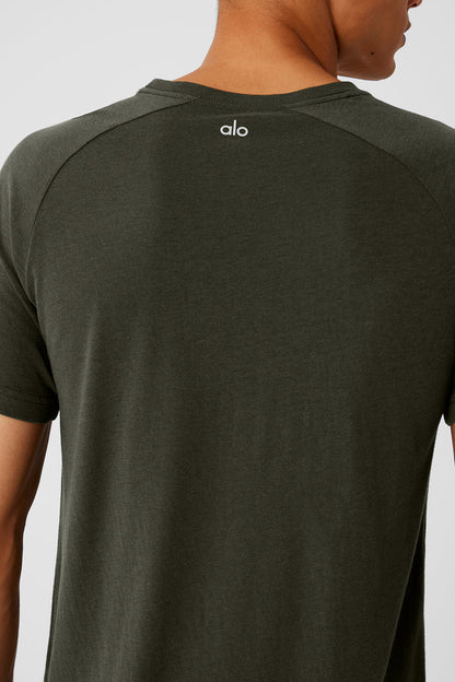 The Triumph Crew Neck Tee - Stealth Green