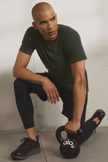 The Triumph Crew Neck Tee - Stealth Green