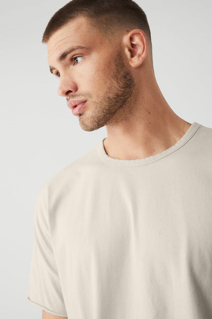 Society Crewneck Tee - Bone