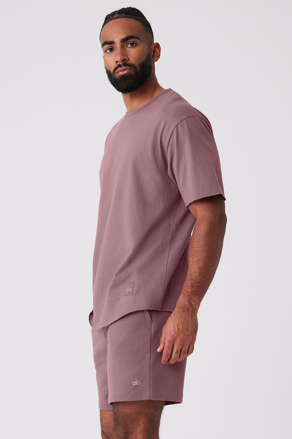 Society Crewneck Tee - Woodrose