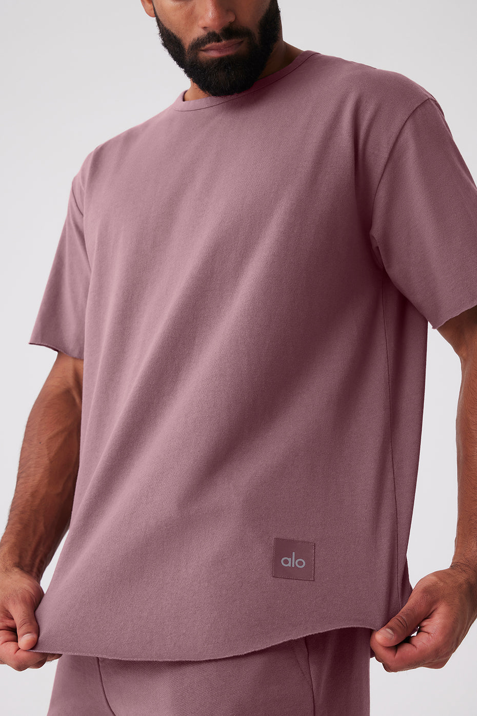 Society Crewneck Tee - Woodrose