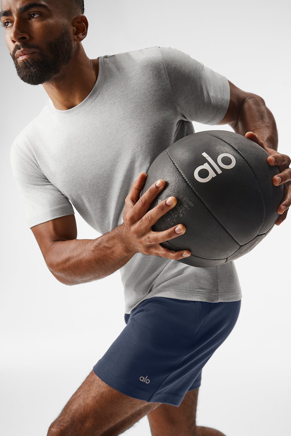 Conquer Reform Crewneck Short Sleeve - Athletic Heather Grey