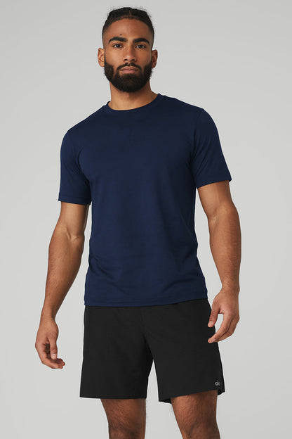 Conquer Reform Crewneck Short Sleeve - Navy