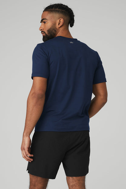 Conquer Reform Crewneck Short Sleeve - Navy