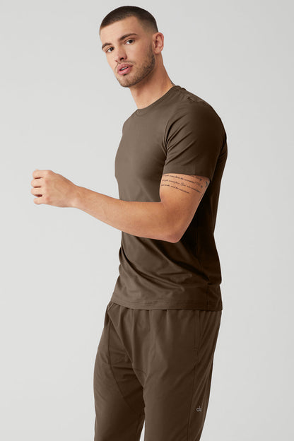 Conquer Reform Crewneck Short Sleeve - Espresso
