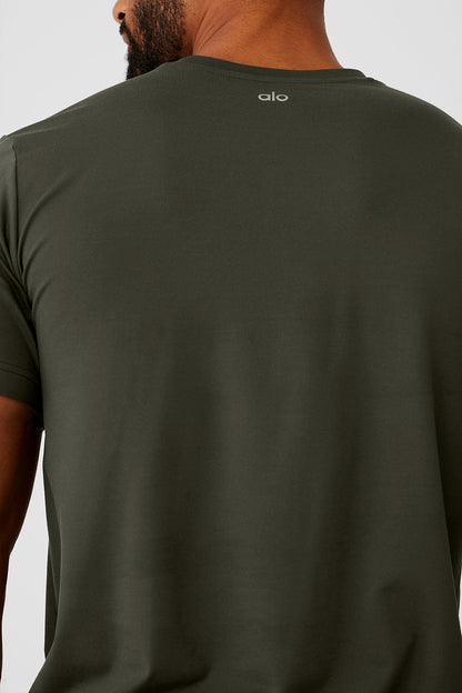 Conquer Reform Crewneck Short Sleeve - Stealth Green