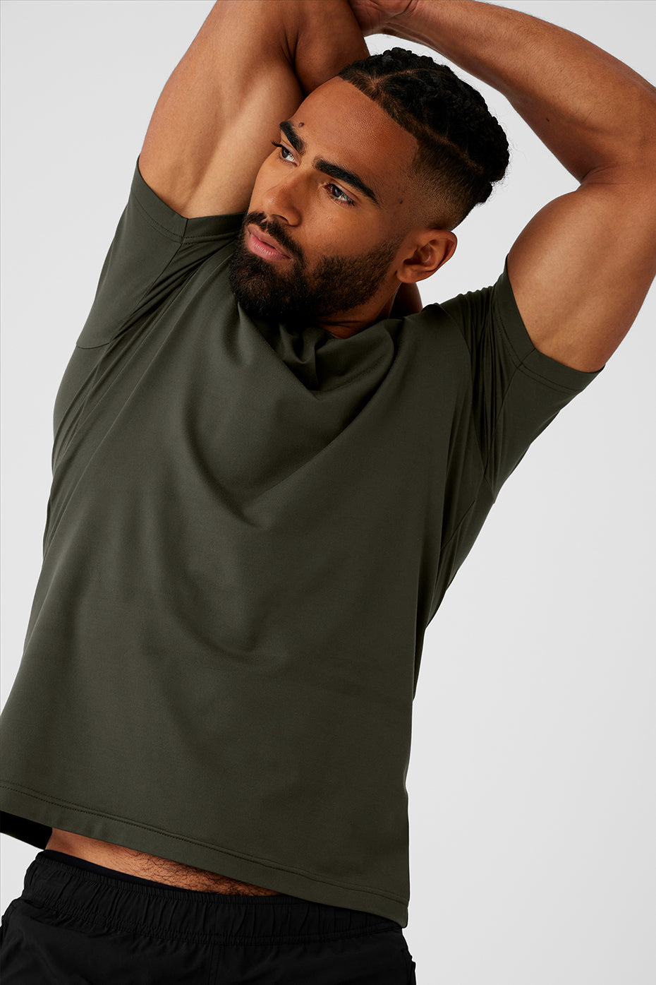 Conquer Reform Crewneck Short Sleeve - Stealth Green
