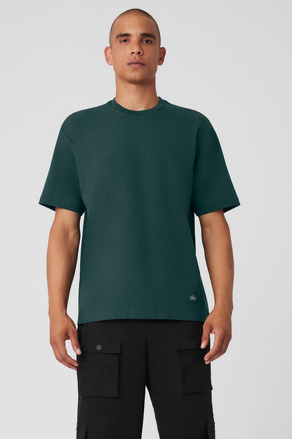 Double Take Short Sleeve - Midnight Green