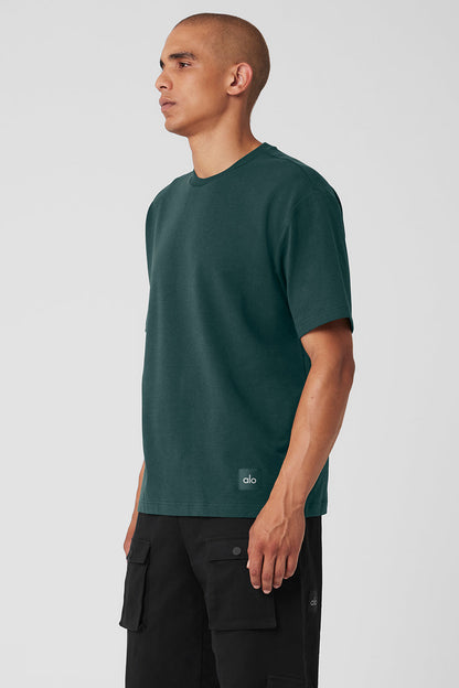 Double Take Short Sleeve - Midnight Green