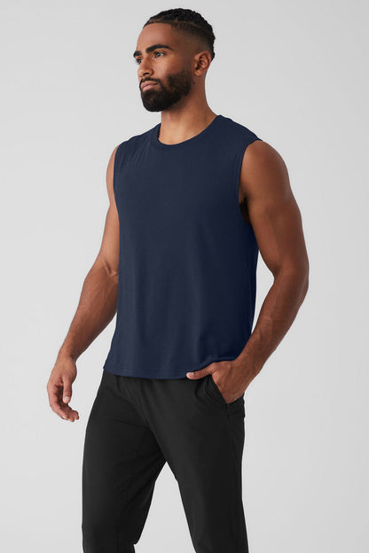 The Triumph Muscle Tank - Navy