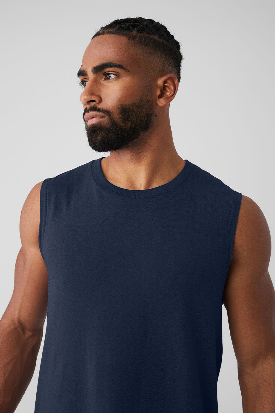 The Triumph Muscle Tank - Navy