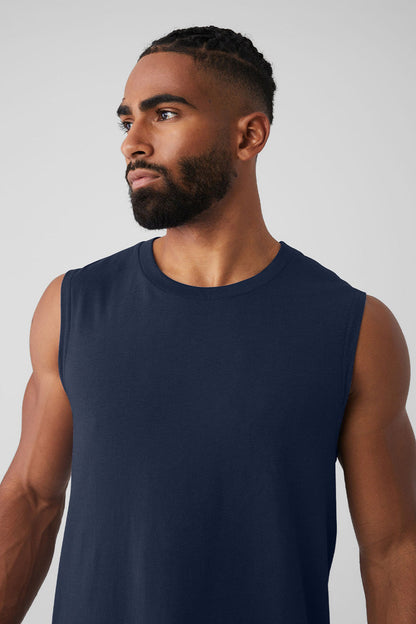 The Triumph Muscle Tank - Navy