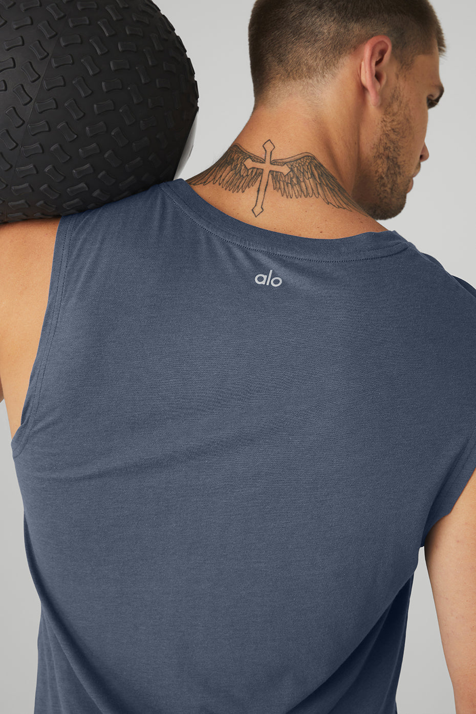 The Triumph Muscle Tank - Bluestone