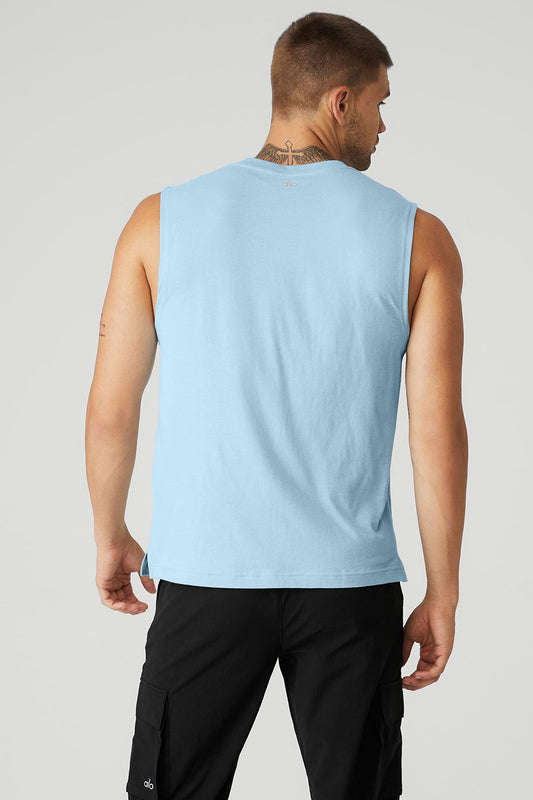 The Triumph Muscle Tank - Calm Blue