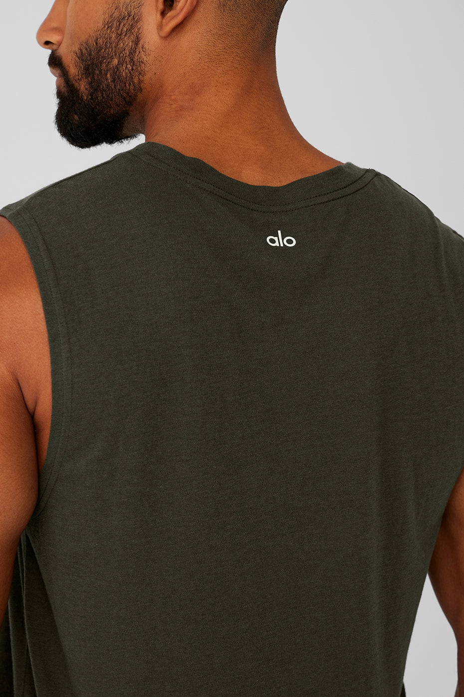 The Triumph Muscle Tank - Stealth Green