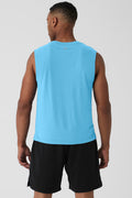The Triumph Muscle Tank - Azure Blue