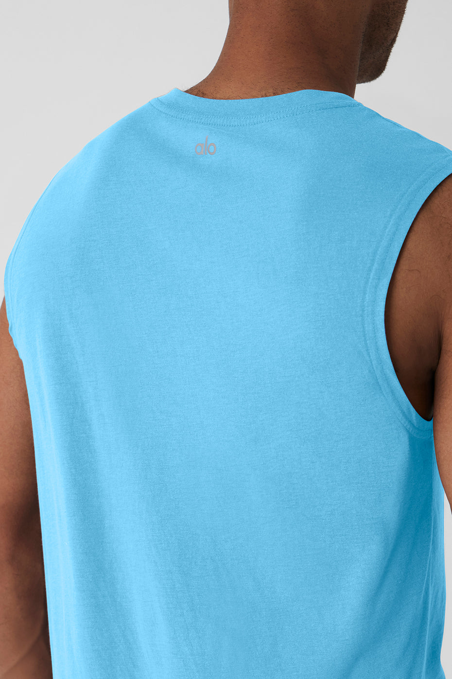 The Triumph Muscle Tank - Azure Blue