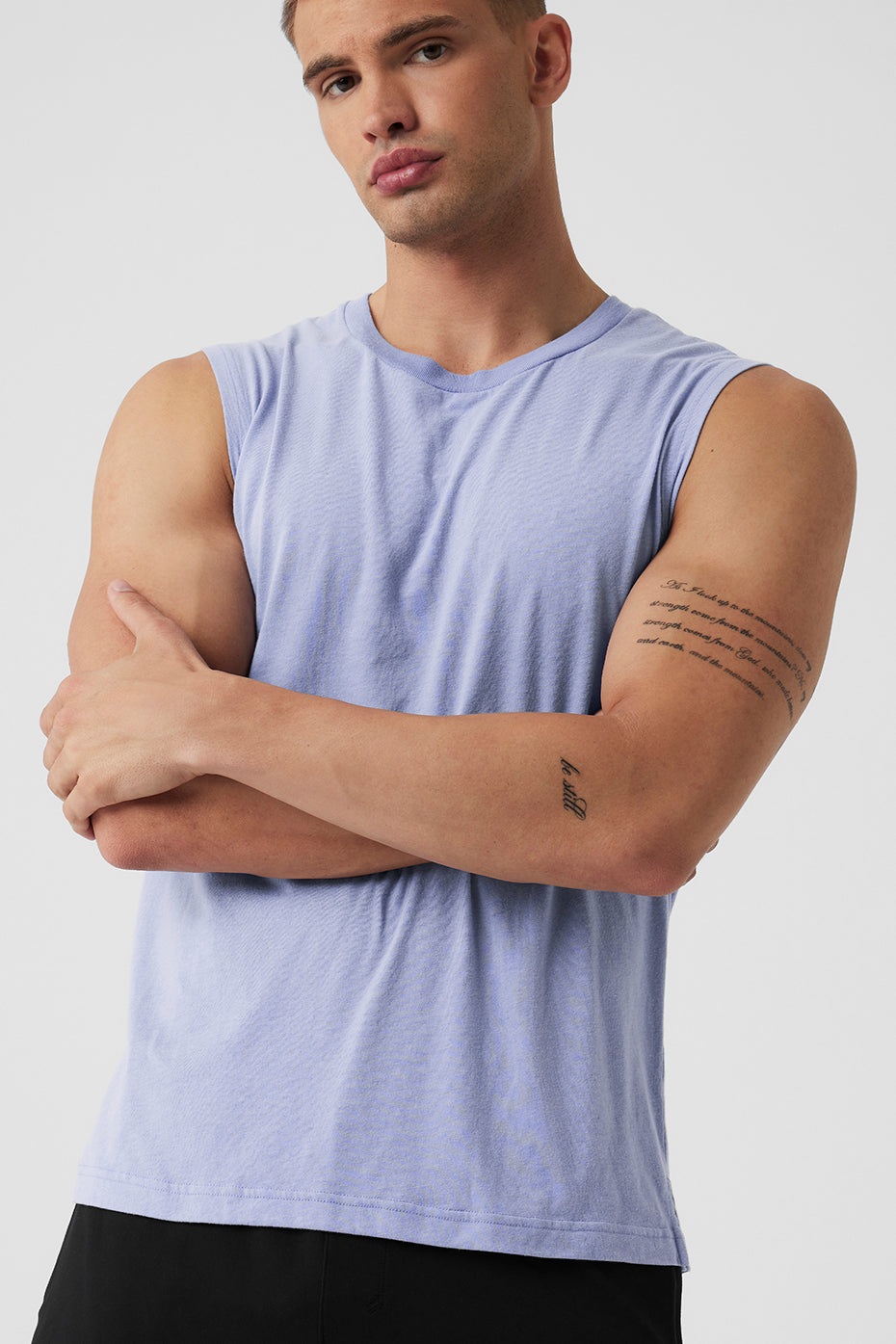 The Triumph Muscle Tank - Icy Purple