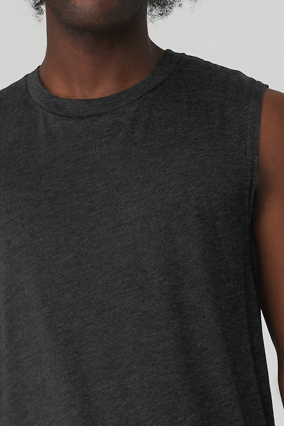 The Triumph Muscle Tank - Black Heather