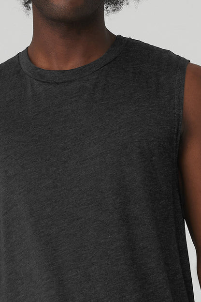 The Triumph Muscle Tank - Black Heather