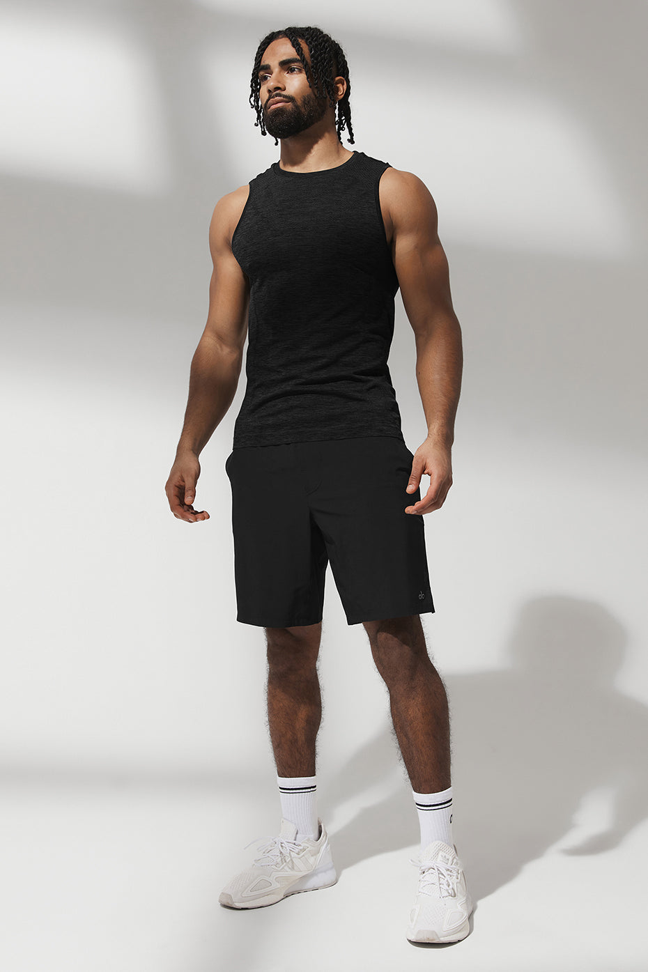 Amplify Seamless Muscle Tank - Black Heather