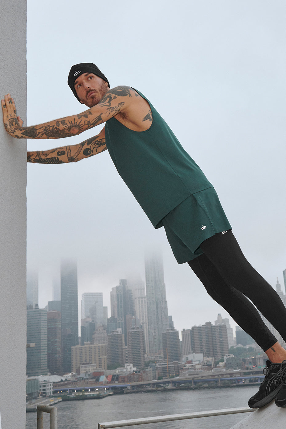 Conquer Muscle Tank - Midnight Green