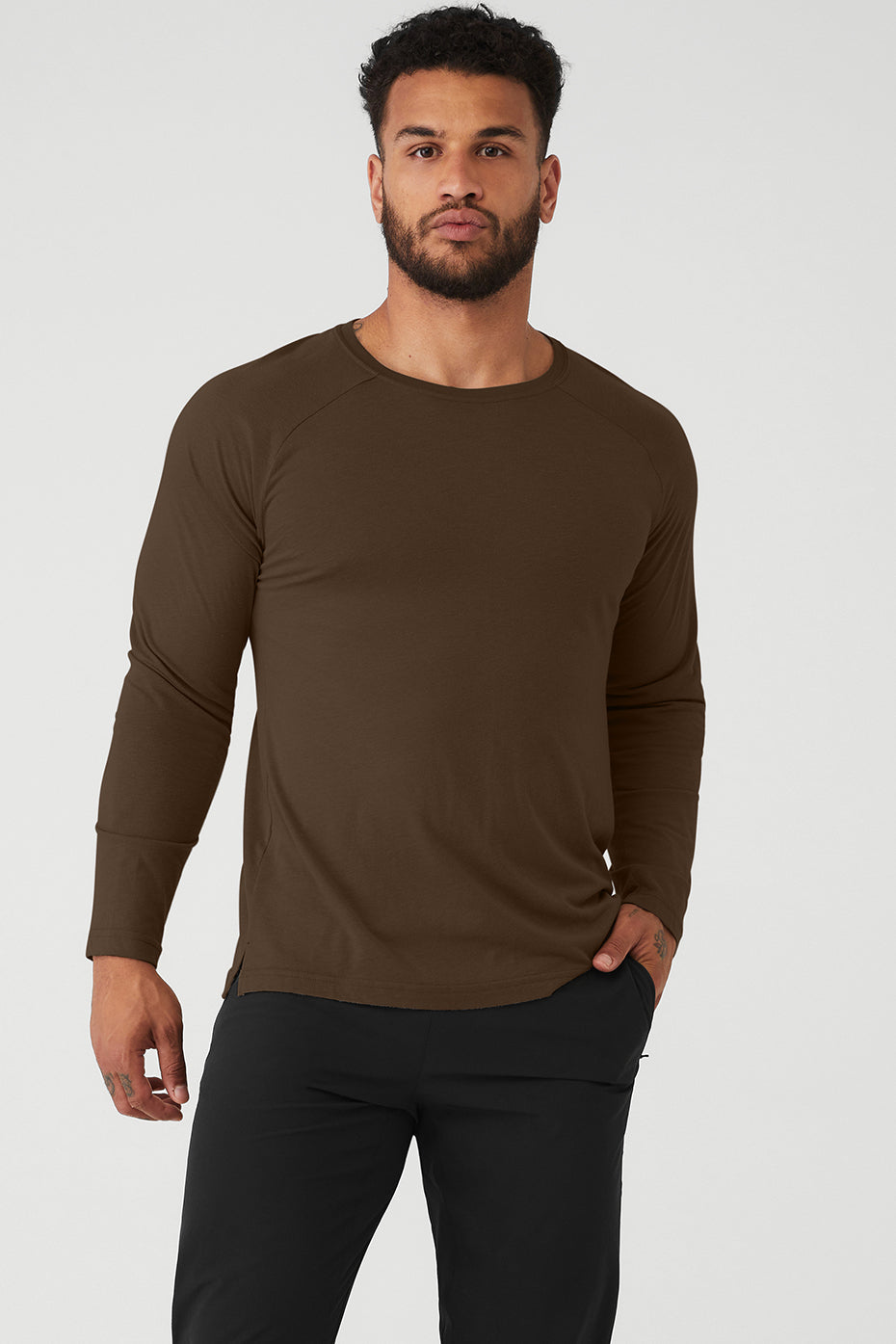 Triumph Long Sleeve Tee - Espresso