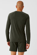 Triumph Long Sleeve Tee - Stealth Green