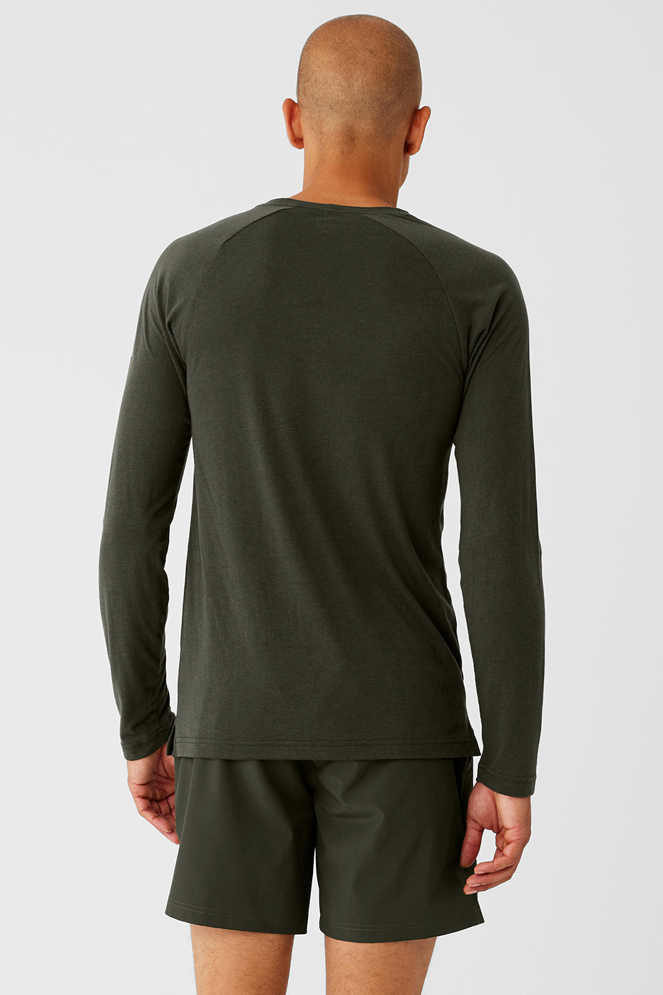 Triumph Long Sleeve Tee - Stealth Green