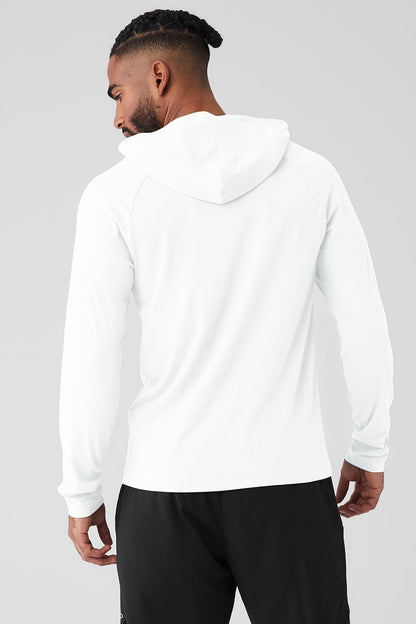 Core Hooded Runner - White