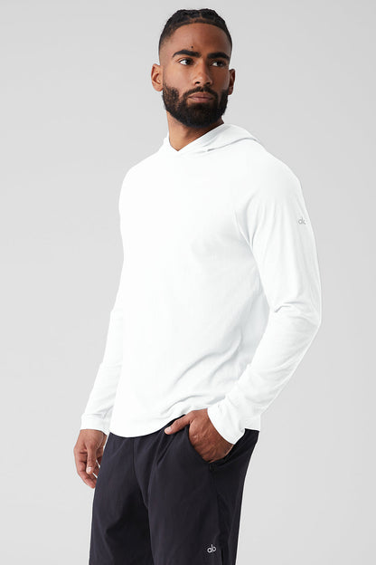 Core Hooded Runner - White