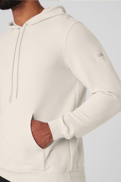 Micro Waffle Fast Break Hoodie - Bone