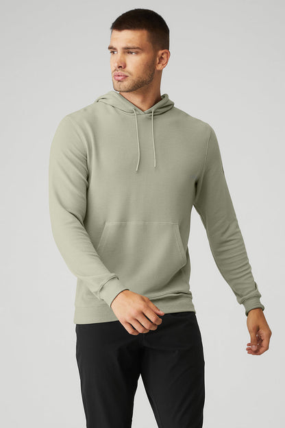 Micro Waffle Fast Break Hoodie - Limestone