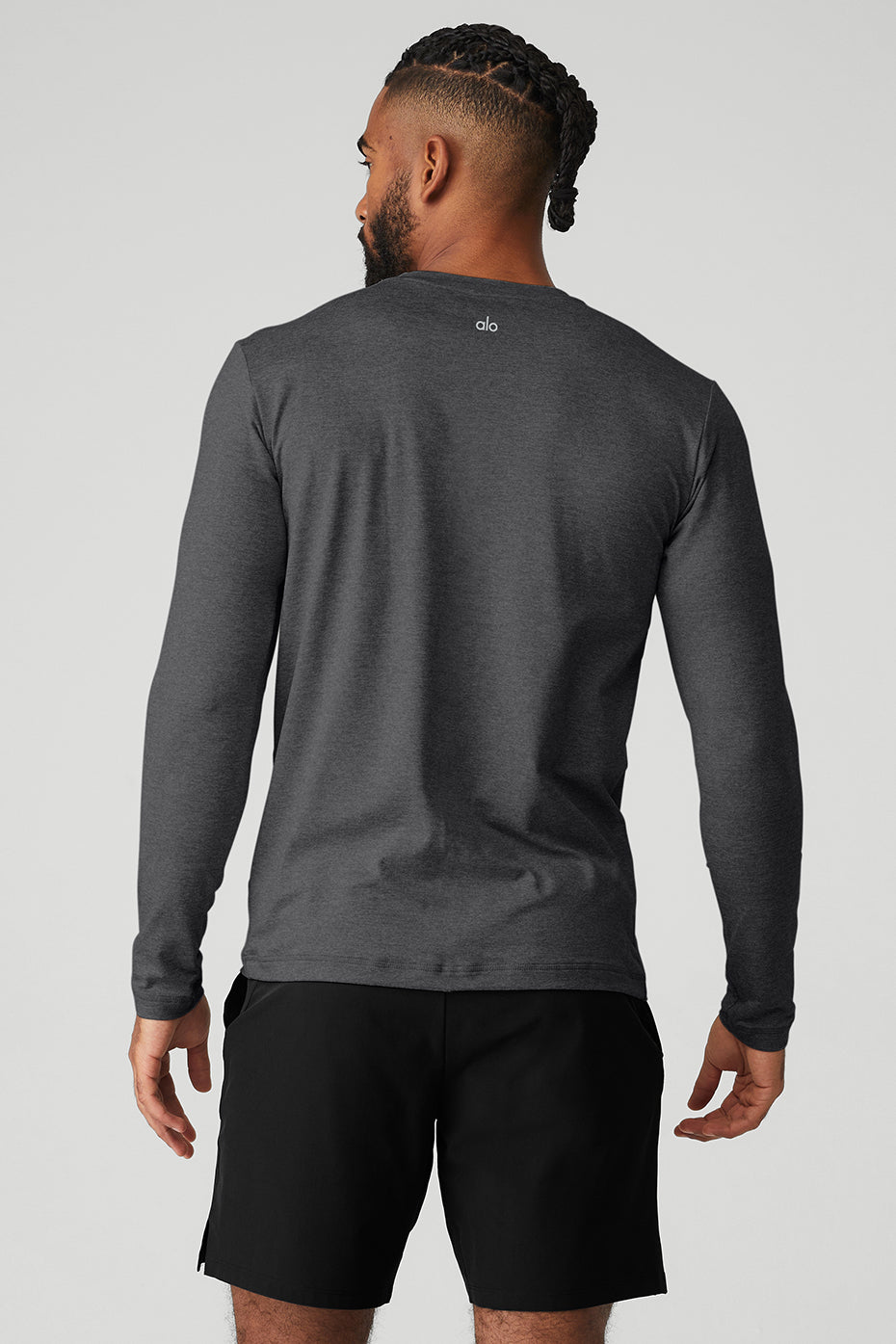 Conquer Reform Crewneck Long Sleeve - Dark Heather Grey