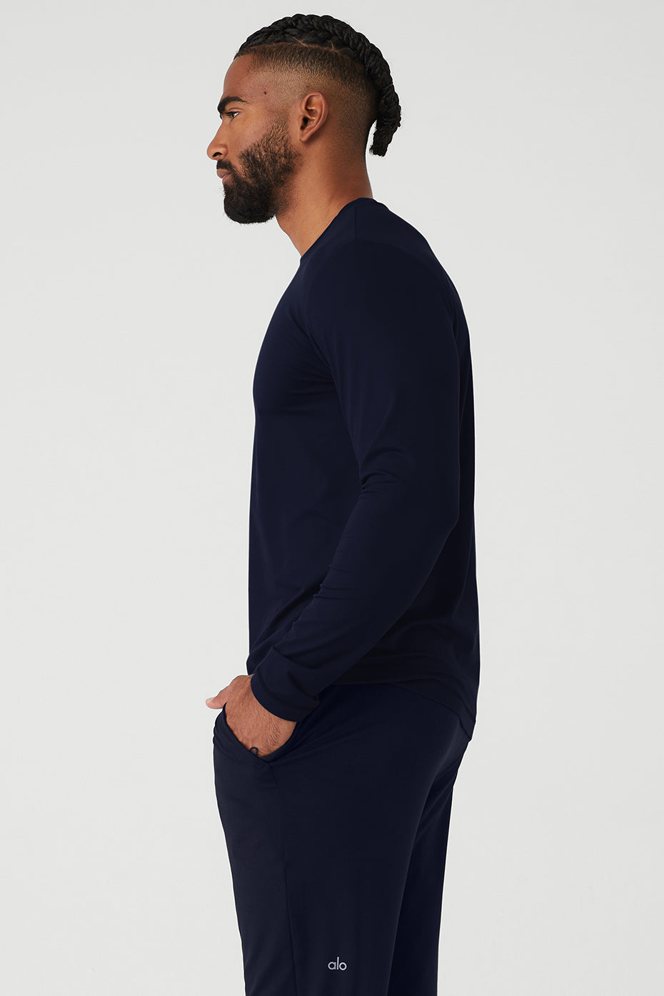 Conquer Reform Crewneck Long Sleeve - Navy