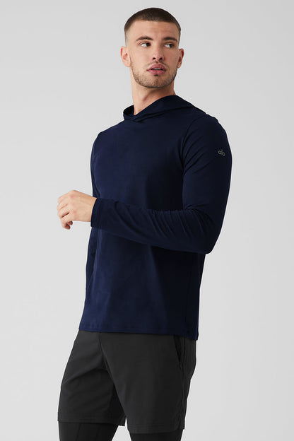 Conquer Reform Long Sleeve With Hood - Navy