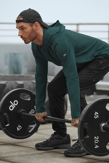 Conquer Reform Long Sleeve With Hood - Midnight Green