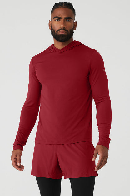 Conquer Reform Long Sleeve With Hood - Victory Red