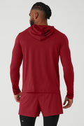 Conquer Reform Long Sleeve With Hood - Victory Red