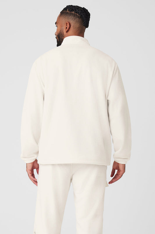 Polar Fleece Ridge Full Zip Jacket - Ivory