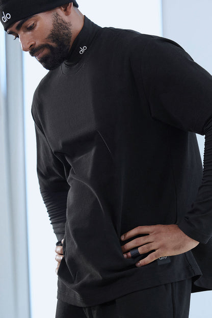 Conquer Reform Mock Neck Long Sleeve - Black