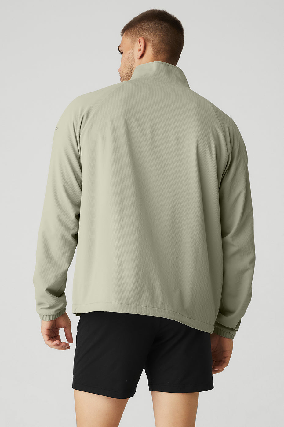 Ripstop 1/4 Zip On-Set Jacket - Limestone