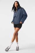 Latitude Light Weight 1/2 Zip Pullover Jacket - Bluestone
