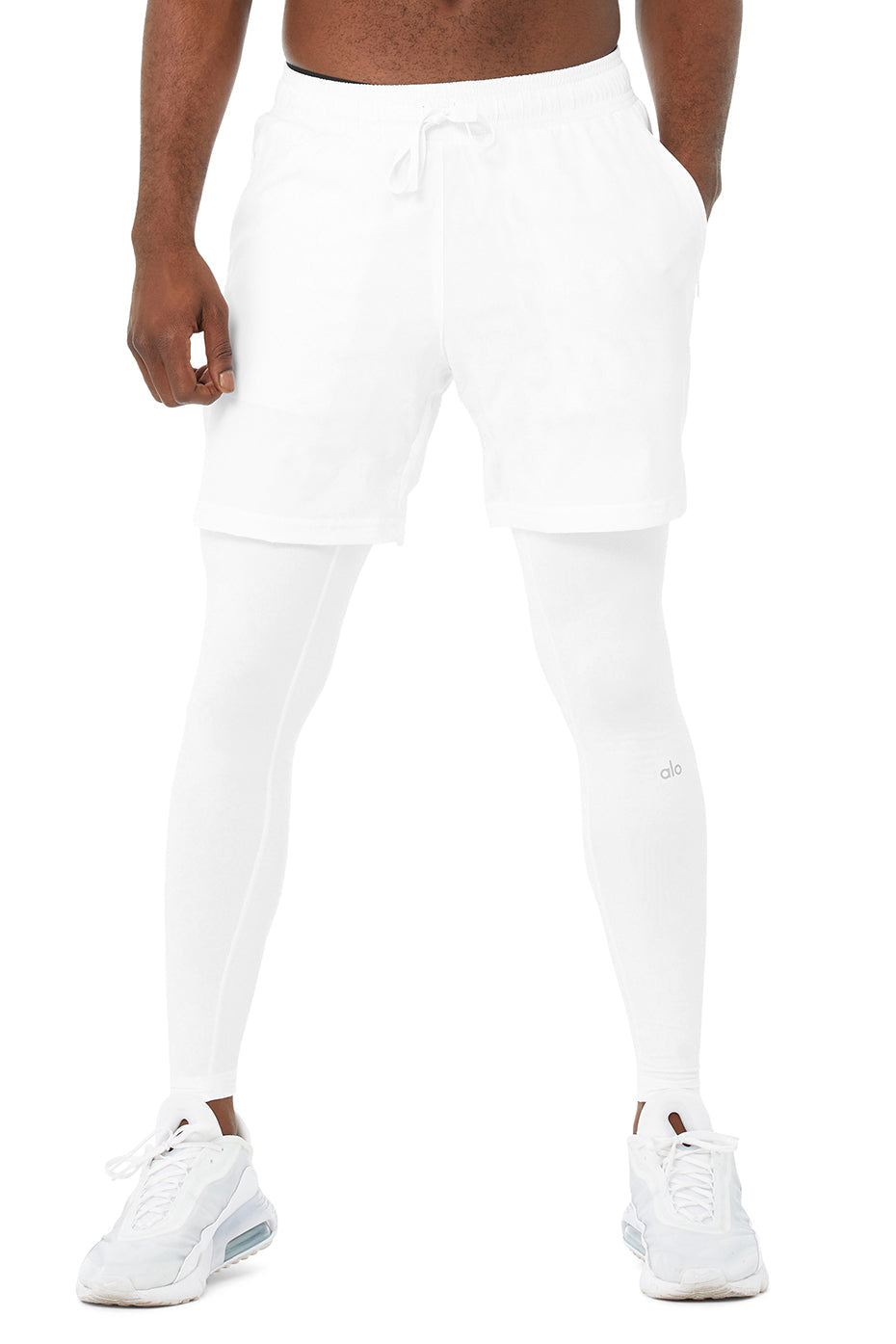 Stability 2-In-1 Pant - White/White
