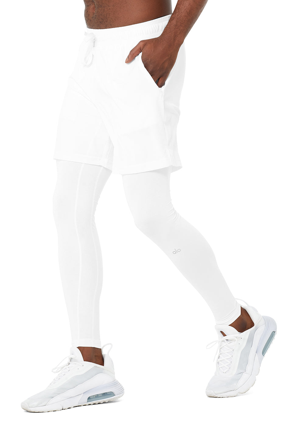 Stability 2-In-1 Pant - White/White