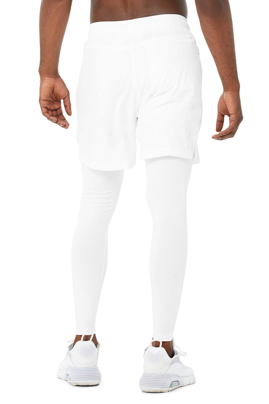Stability 2-In-1 Pant - White/White